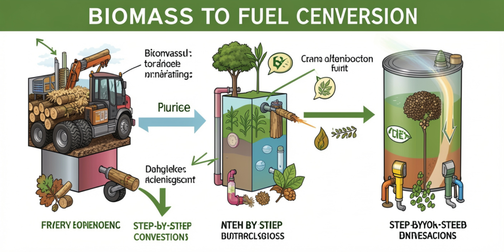 biomass to fuel conversion