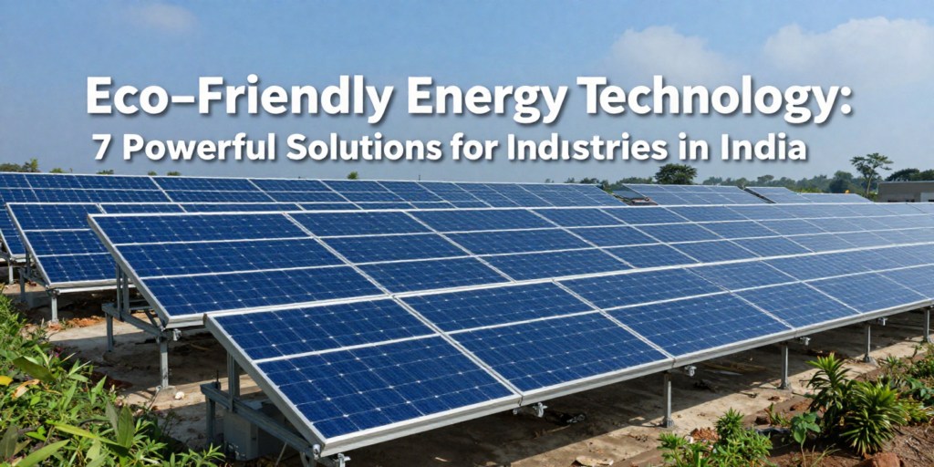 eco-friendly energy technology