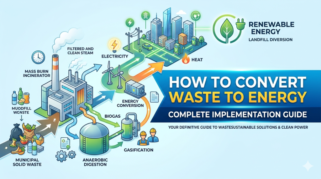 how to convert waste to energy